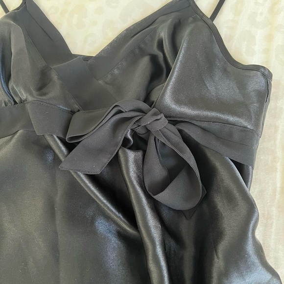 Vintage Black Slip Dress - Picture 4 of 5